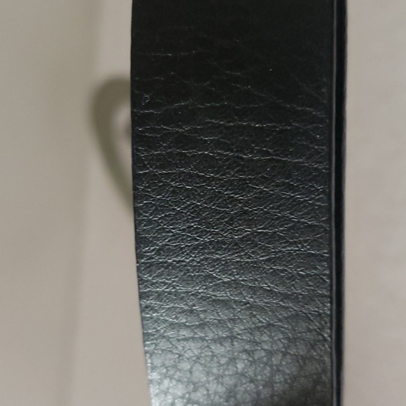 Chico's | Women's Black Adjustable Leather Metal Closure Sz M/L - Picture 3 of 7